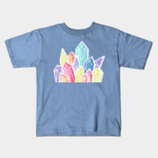 Crystals Blue Kids T-Shirt